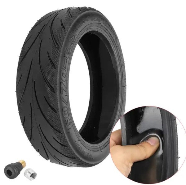 Reifen für Ninebot Pannensicherer 10" mit Kleber innen für G30D + G30D II selbstheilend schlauchlos